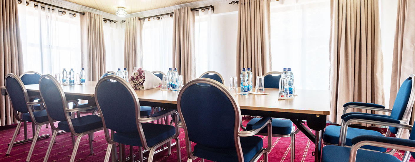 Executive boardroom setup at Comfort Gardens Nairobi