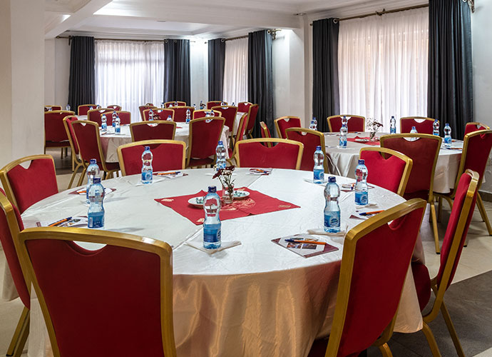 Meetings room setup at Comfort Gardens Nairobi