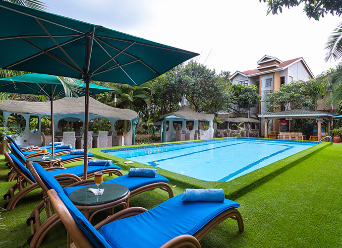 Comfort Gardens Nairobi Swimming pool view