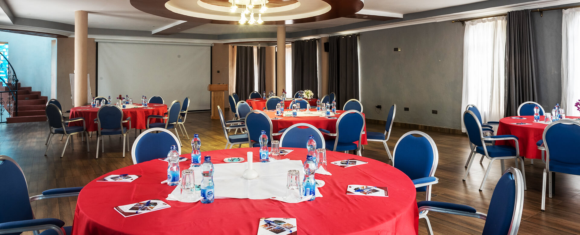 Comfort Gardens Nanyuki conferencing set up