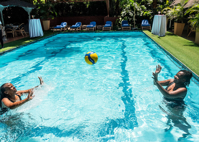 Comfort Gardens swimming pool experience